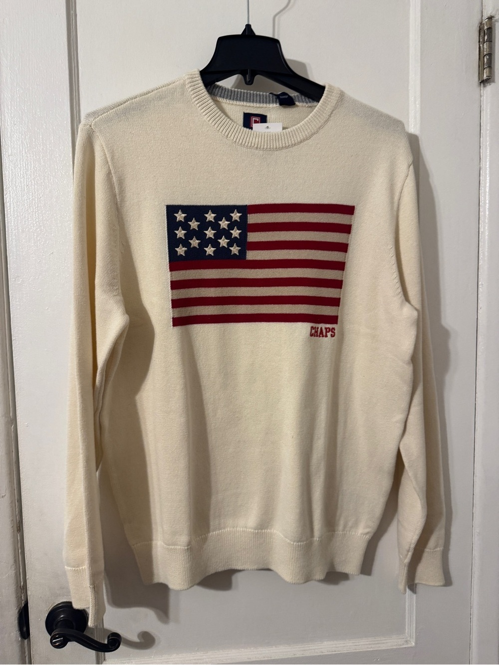 Champs American Flag Sweater XL NWT